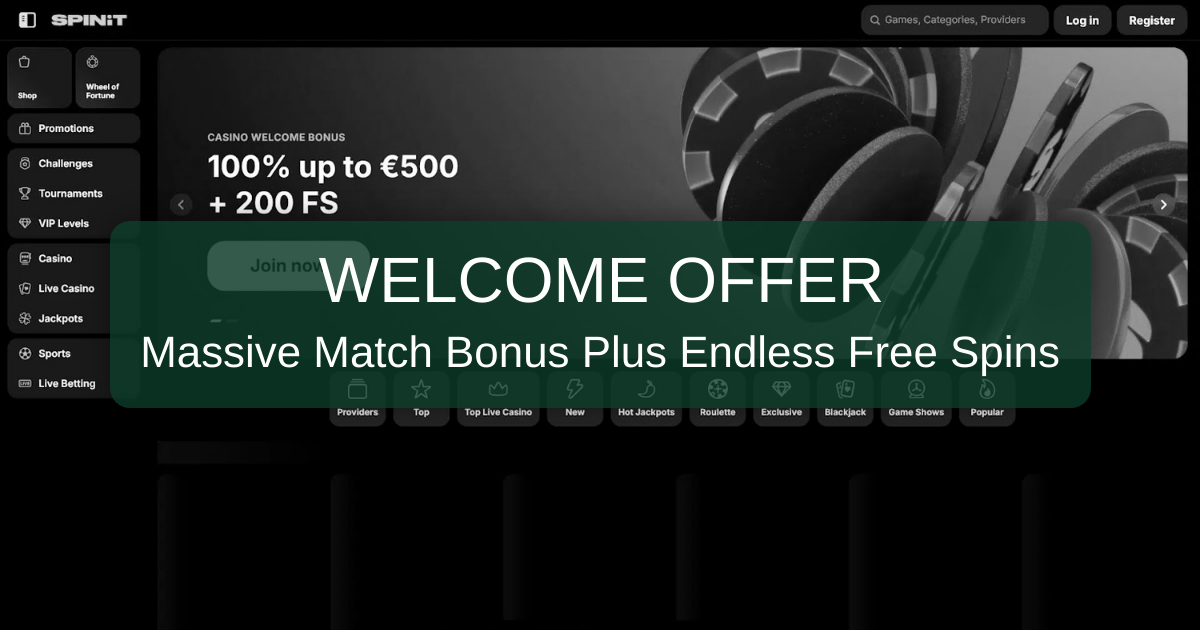 Spinit Casino Canada - Top Online Slots & Fast Payouts
